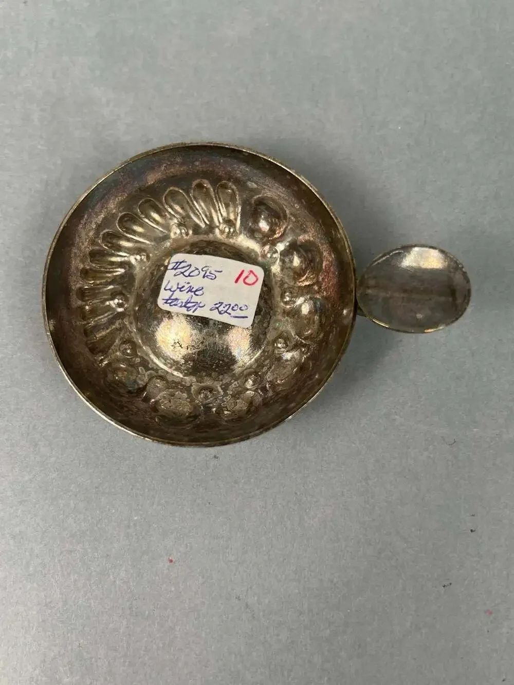 Vintage French Silver Plated Tastevin Wine Taster Sommelier Cup